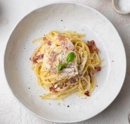 Spaghetti carbonara de post