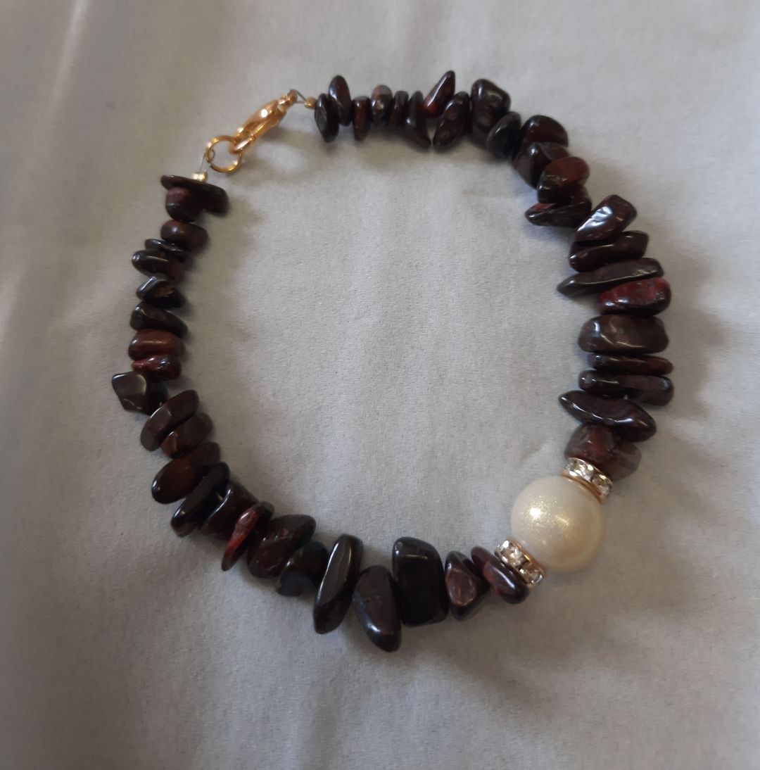 Tiger's eye chip bracelet 