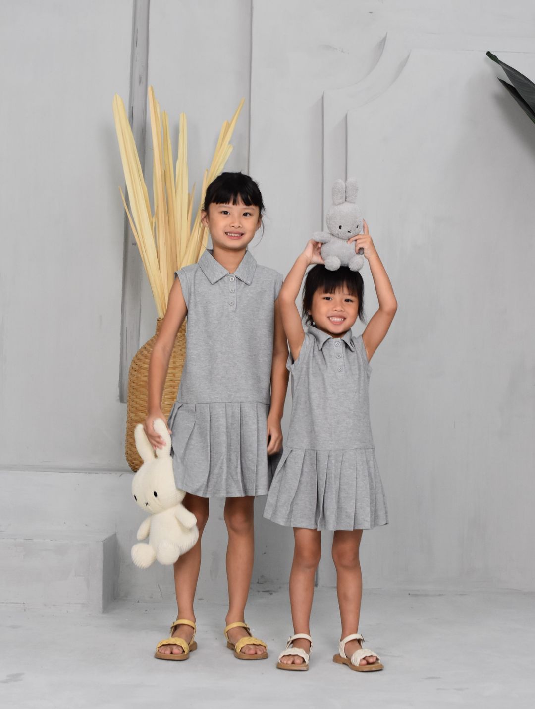 (GIRL) POLO GREY DRESS