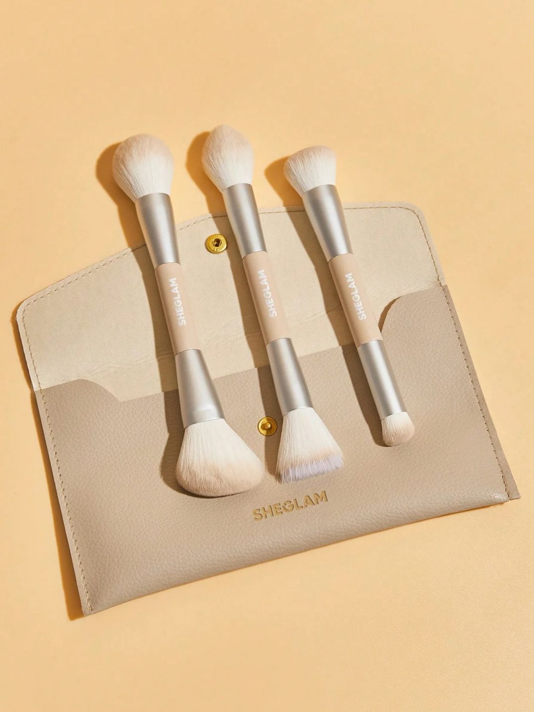 SHEGLAM Glam 101 Face Essentials Brush Set With Bag