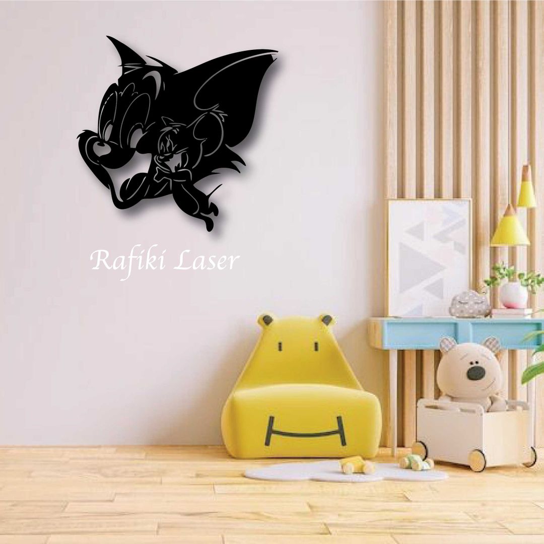 Tom and Jerry Metal Wall Art Decor