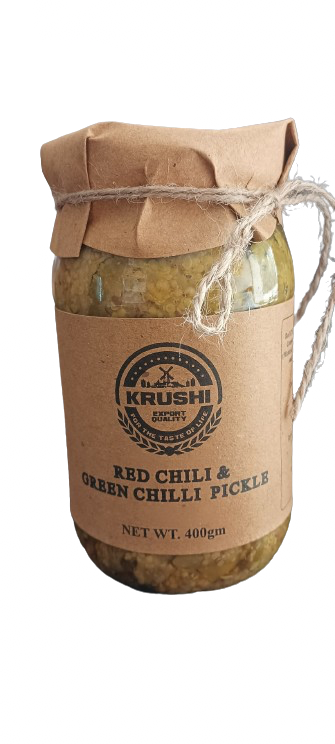 Krushi Red Chilly & Green Chilly Pickle