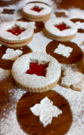 Linzer Cookies - 1 Dozen