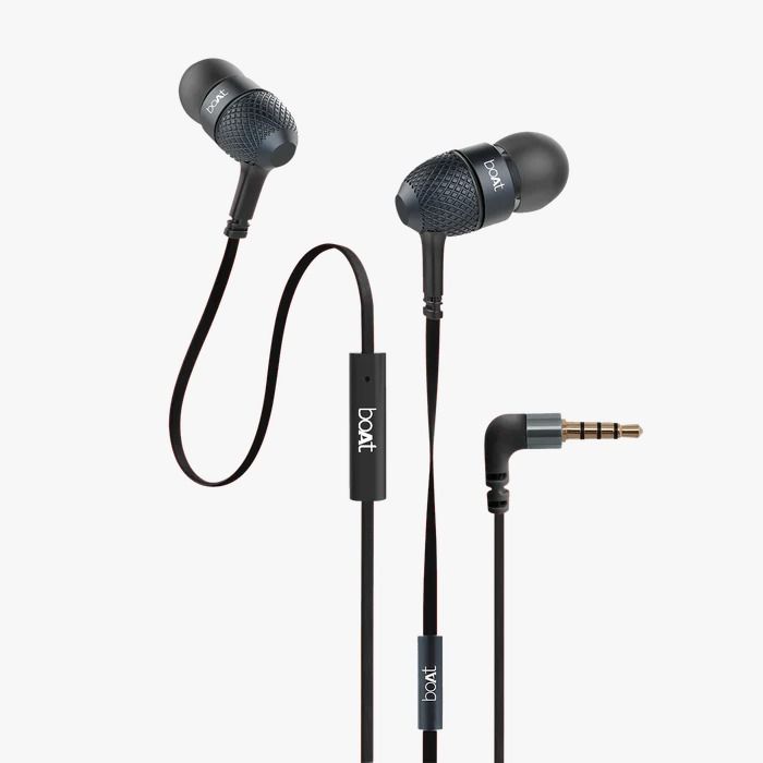 BoAt Bassheads 228 Wired Earphones (Black)