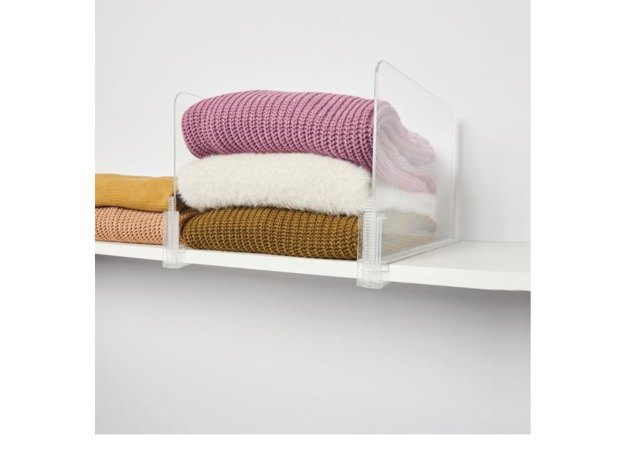 SHELF DIVIDER, 2 PIECES