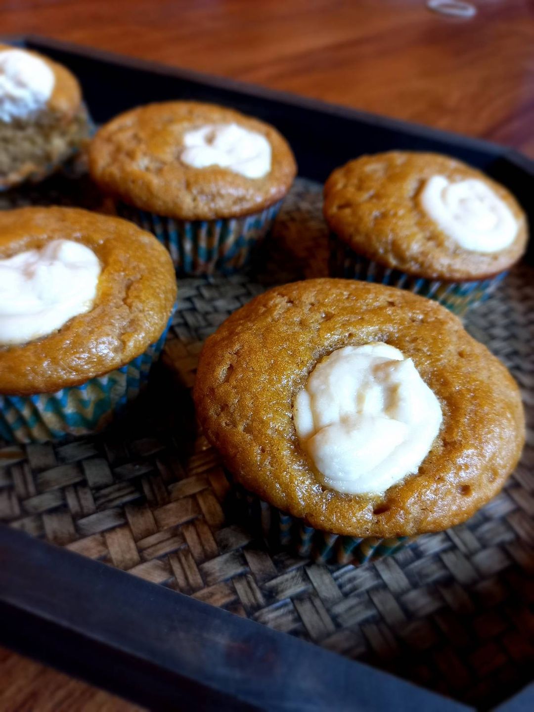 Pumpkin Cream Cheese Muffins - 1/2 Dozen