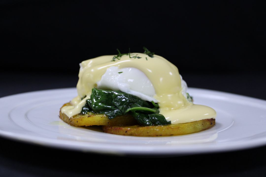 Potato Rosti Eggs Florentine