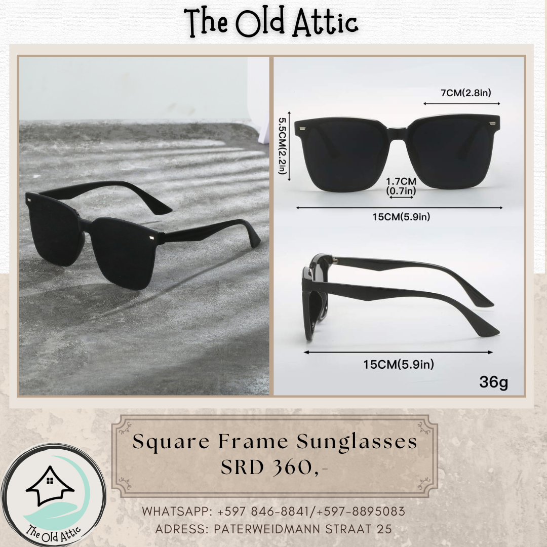 square frame sunglasses 