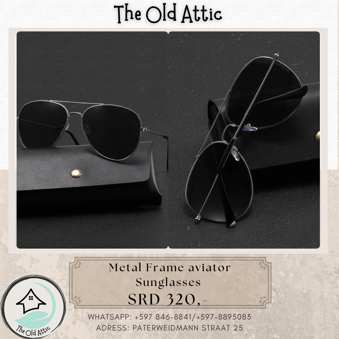 metal frame aviator sunglasses