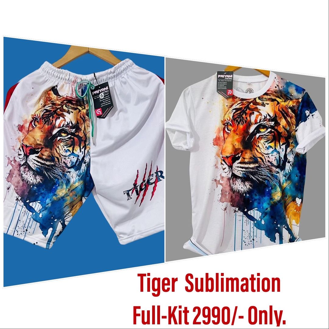 Tiger Printed Sublimation T-Shirt 