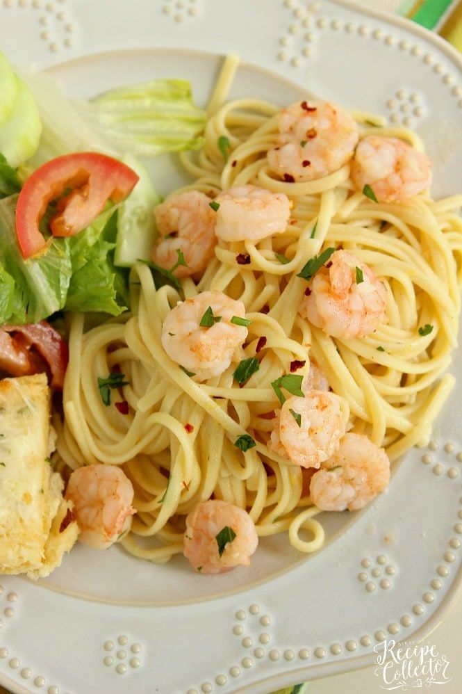 Lemon Pepper Pasta Shrimp in Buttery Sauce