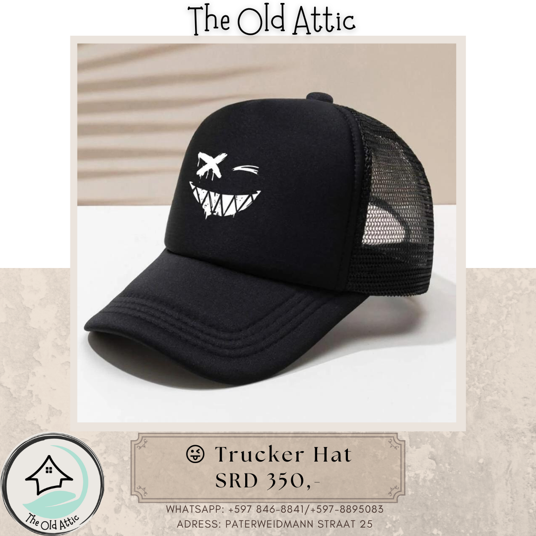 😝 trucker hat 