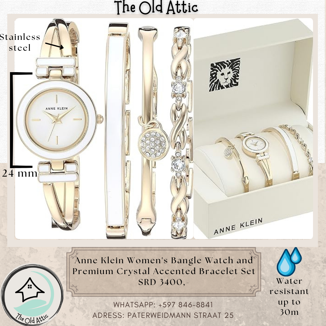 Anne Klein bangle watch set  