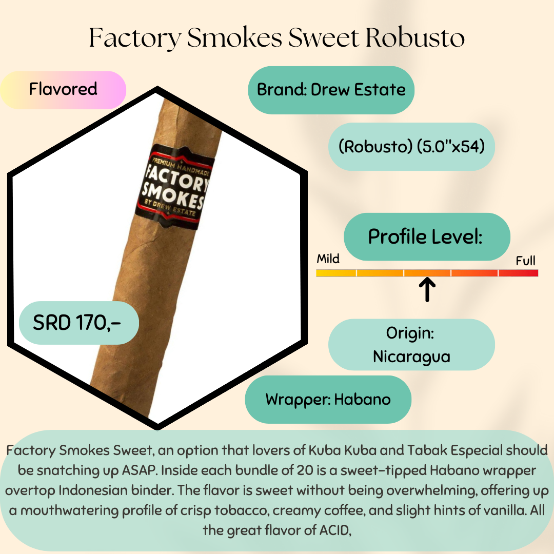 Drew Estate Factory Smokes Sweets