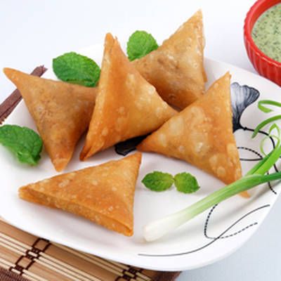 Rabbits meat samosa