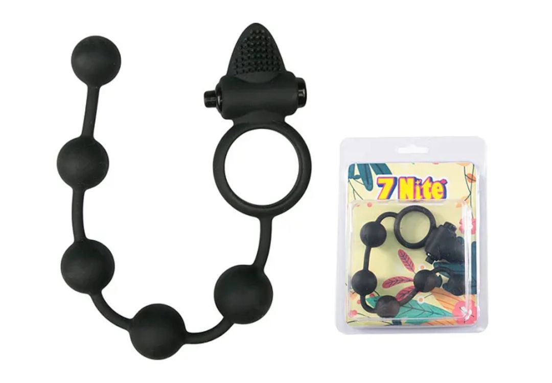 Tongue Cock Ring Plug Beads Vibrator