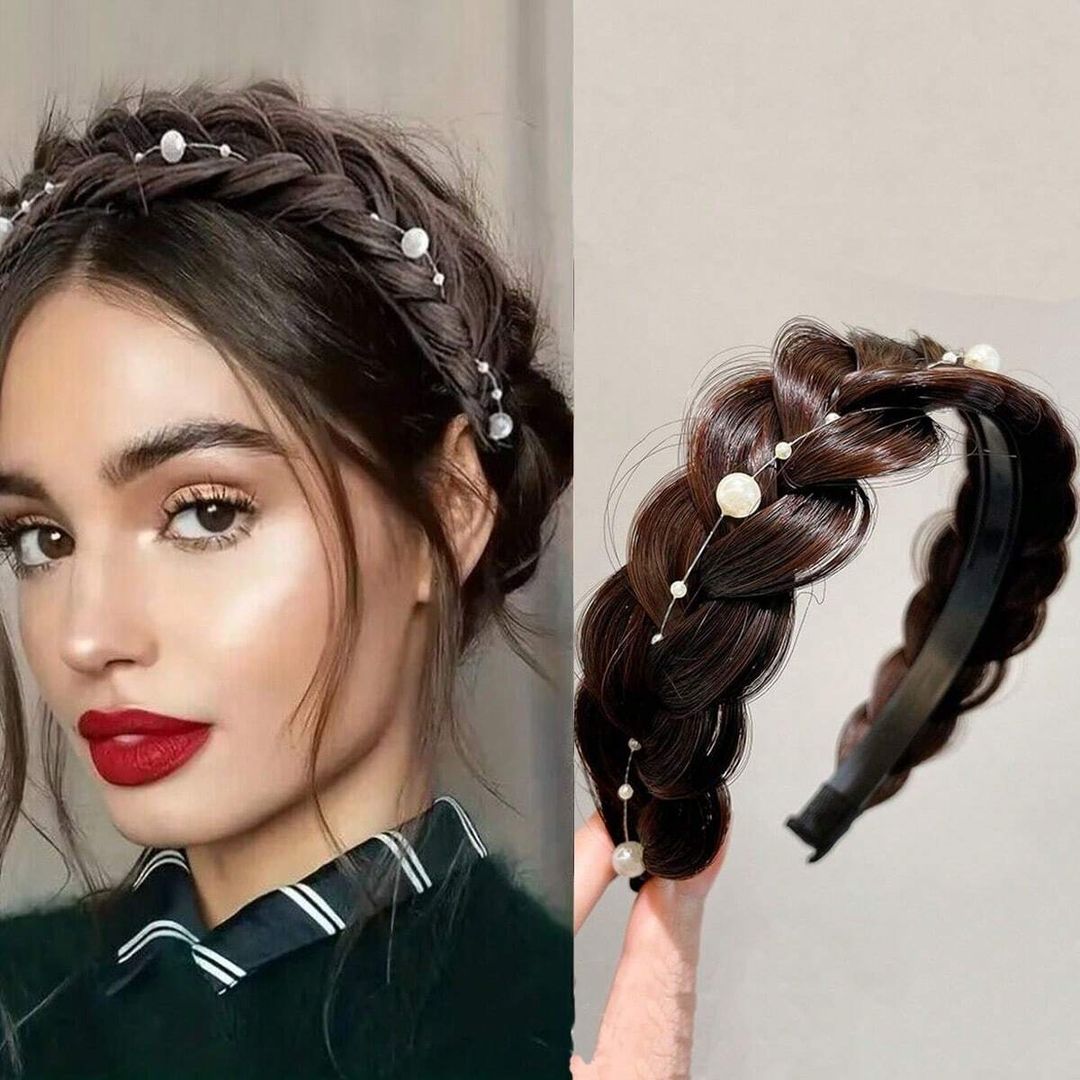 Non Slip Braided Hairpiece & Headband