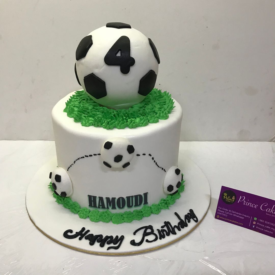 #1 football cake