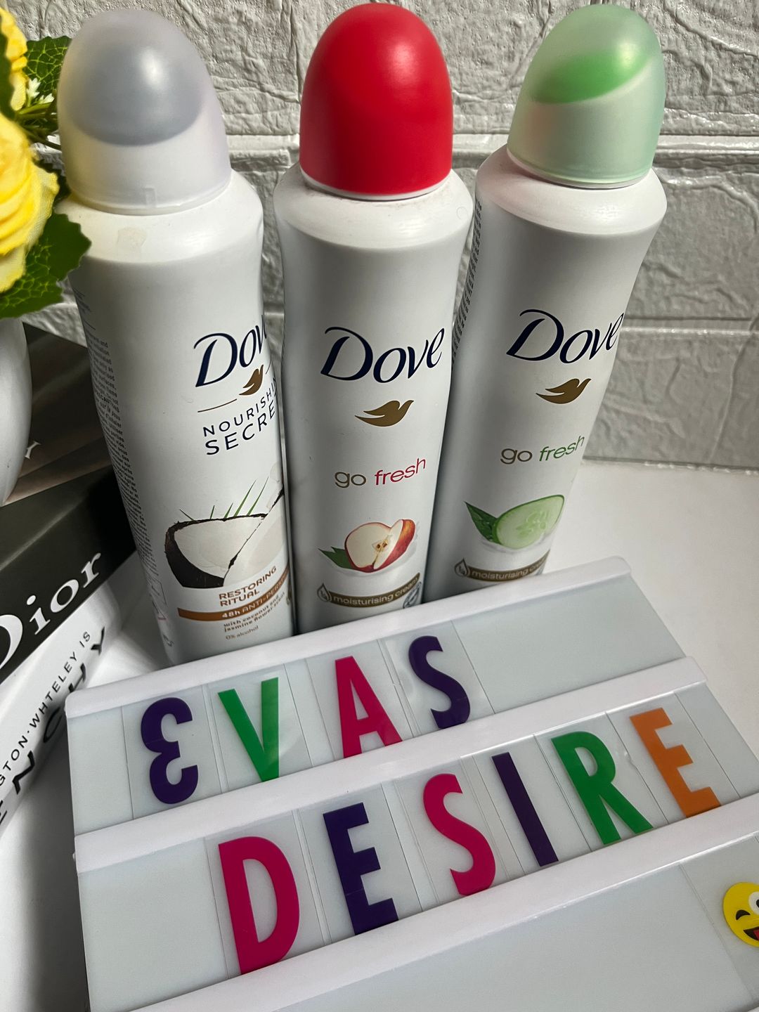 Dove body spray 