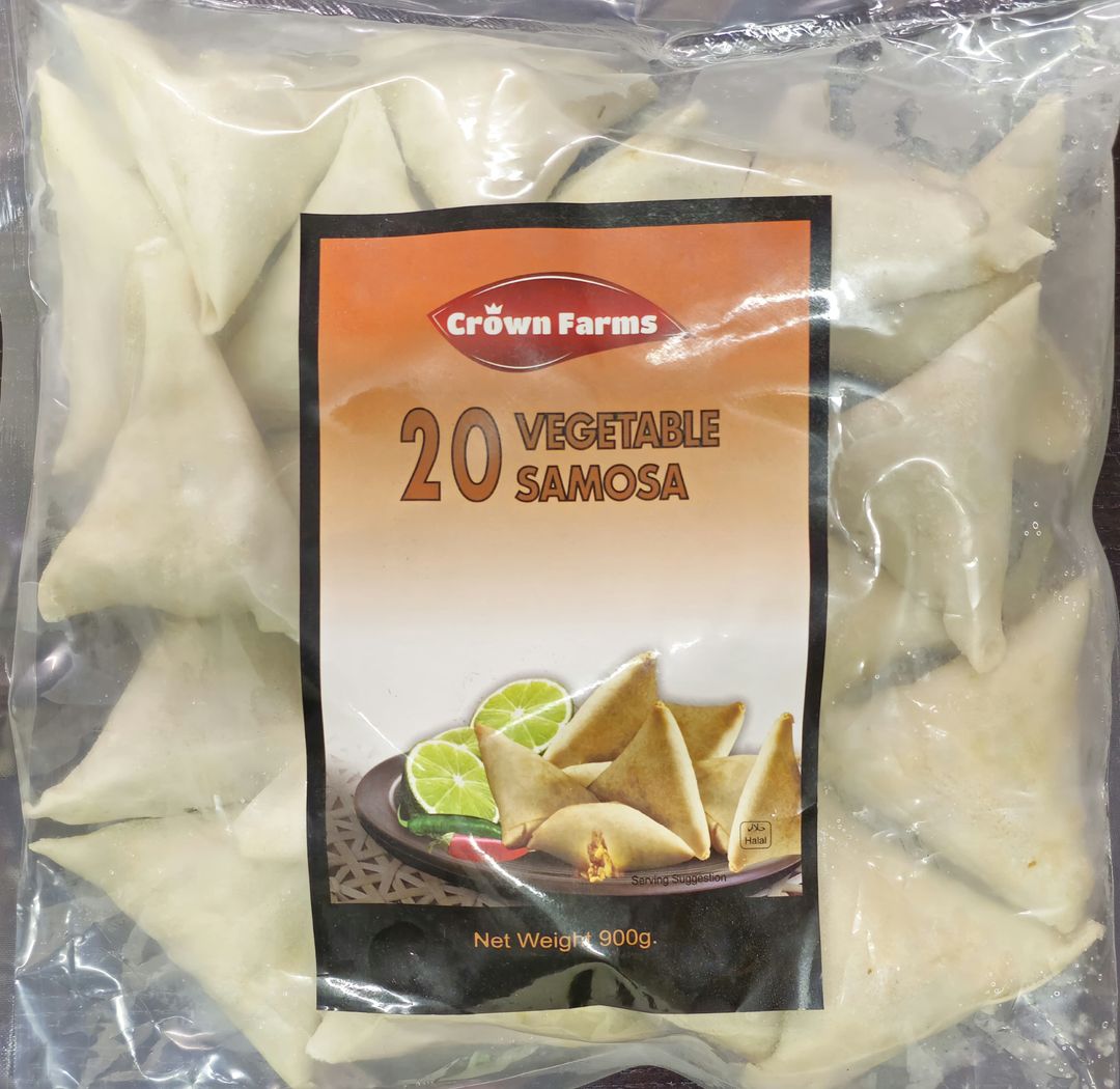 Crown Veg Samosa (Large 20pcs) 