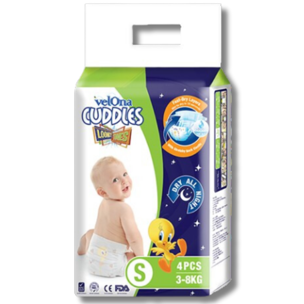 Velona Cuddles OverNyts 4Pcs Small