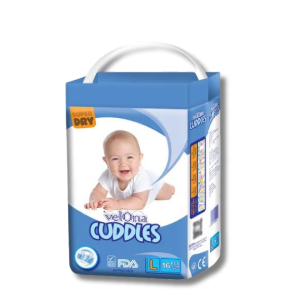 Velona Cuddles Classic Diaper 16Pcs Large