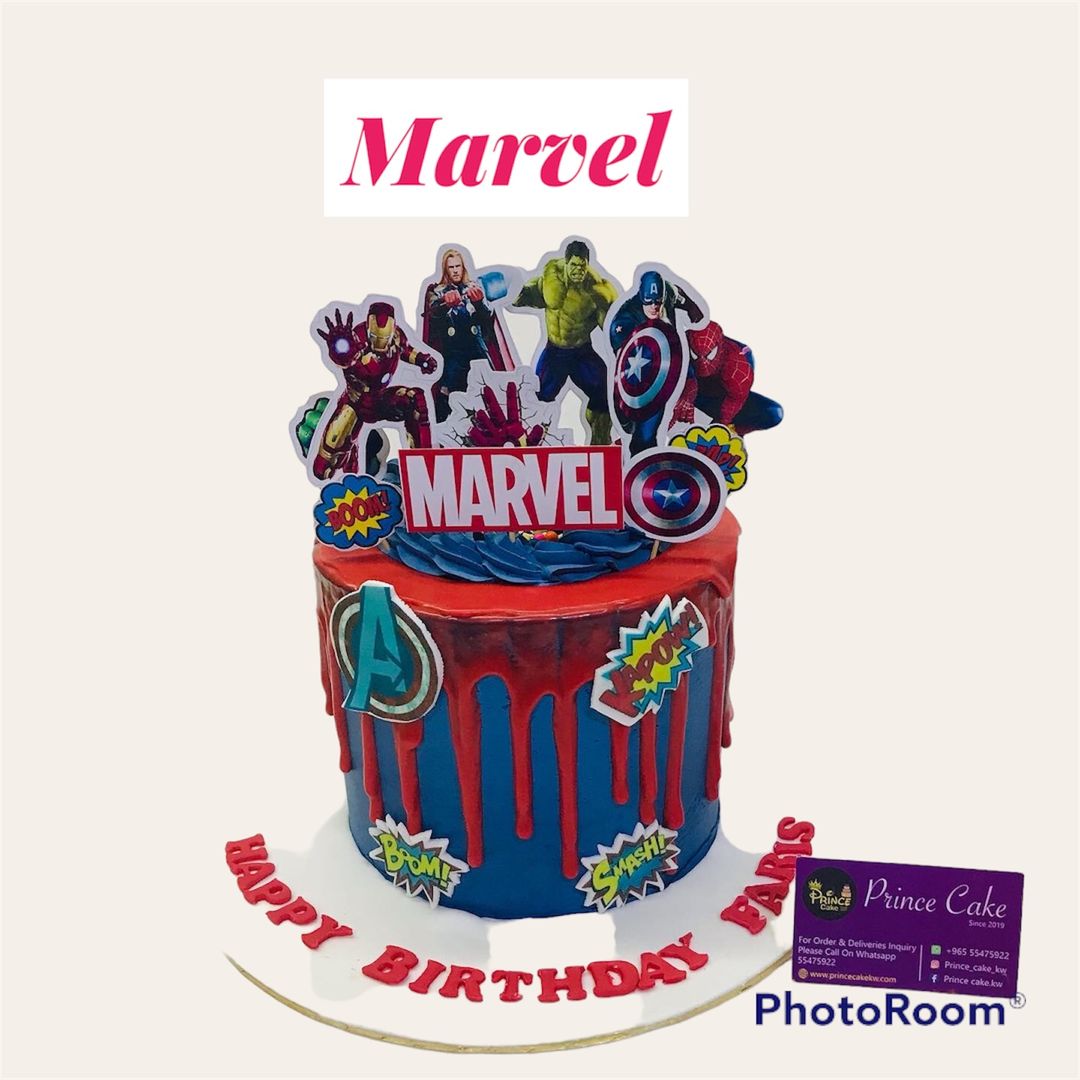 #2 marvel cake