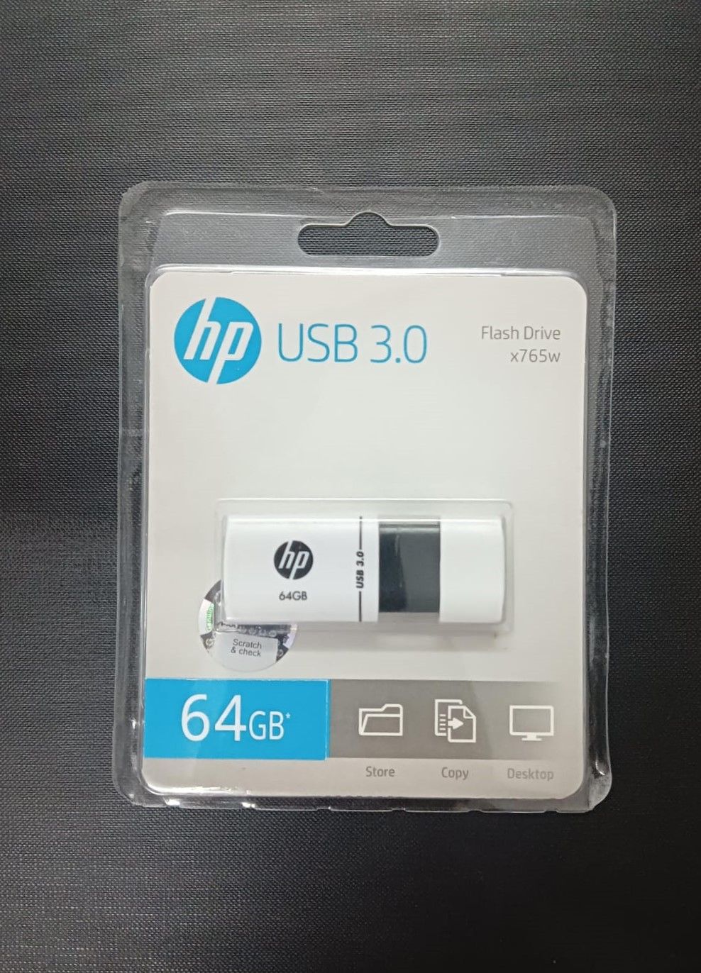 HP USB 3.0 Flash Drive 64GB x765w (MM-USB064GB-13P) 100% Original Product