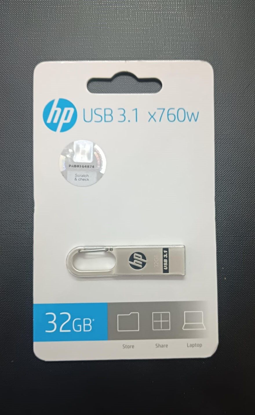 HP 32GB USB 3.1 x760w (MM-USB032GB-37P) 100% Original Product