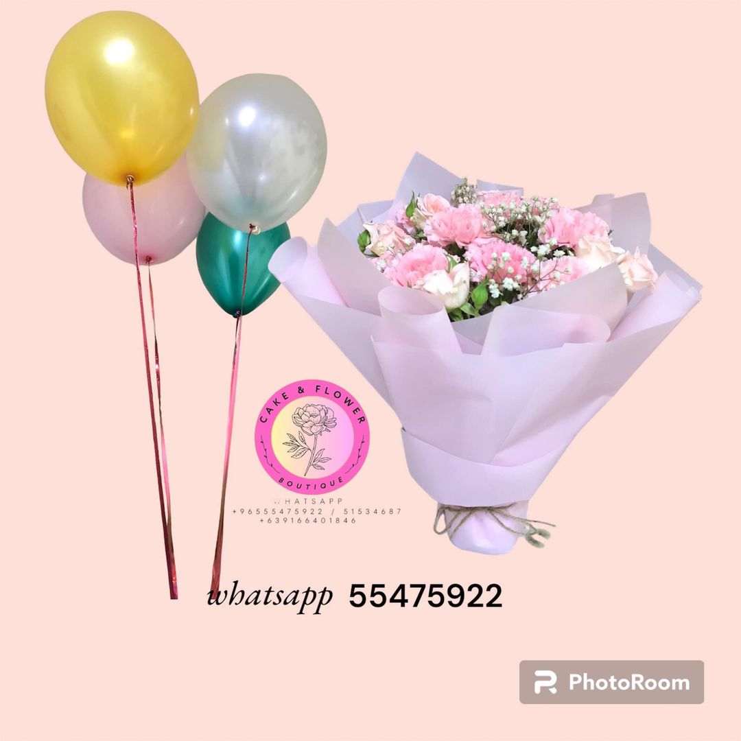 #4flower w/ balloons