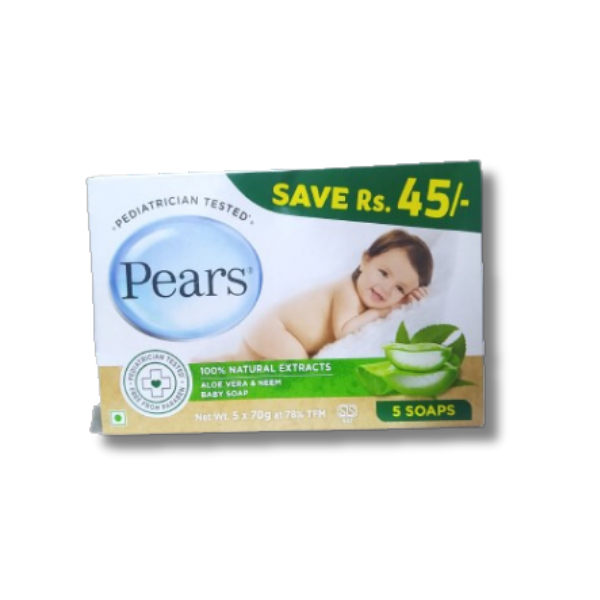 Pears Baby Soap Aloe Vera 70g x 5