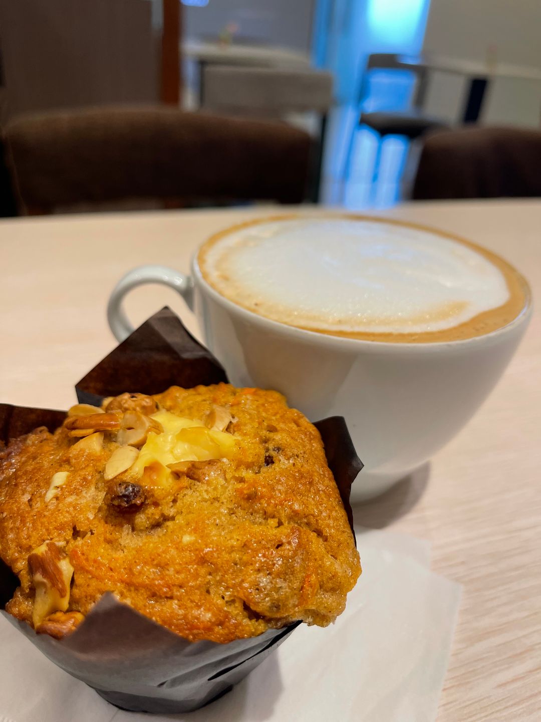 Carrot 🥕 cheese muffins 