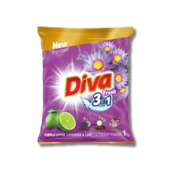 Diva Detergent Powder Lavender 1Kg