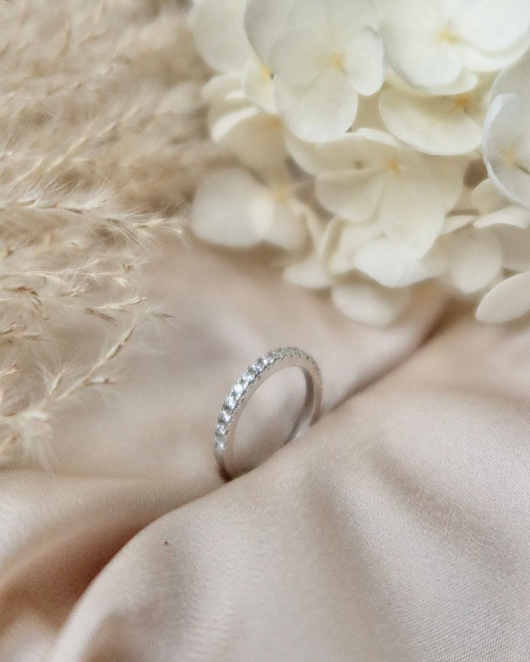 PAVED HALF ETERNITY RING