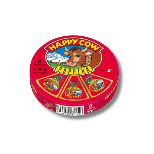 Happy Cow Cheese Paprika 140g