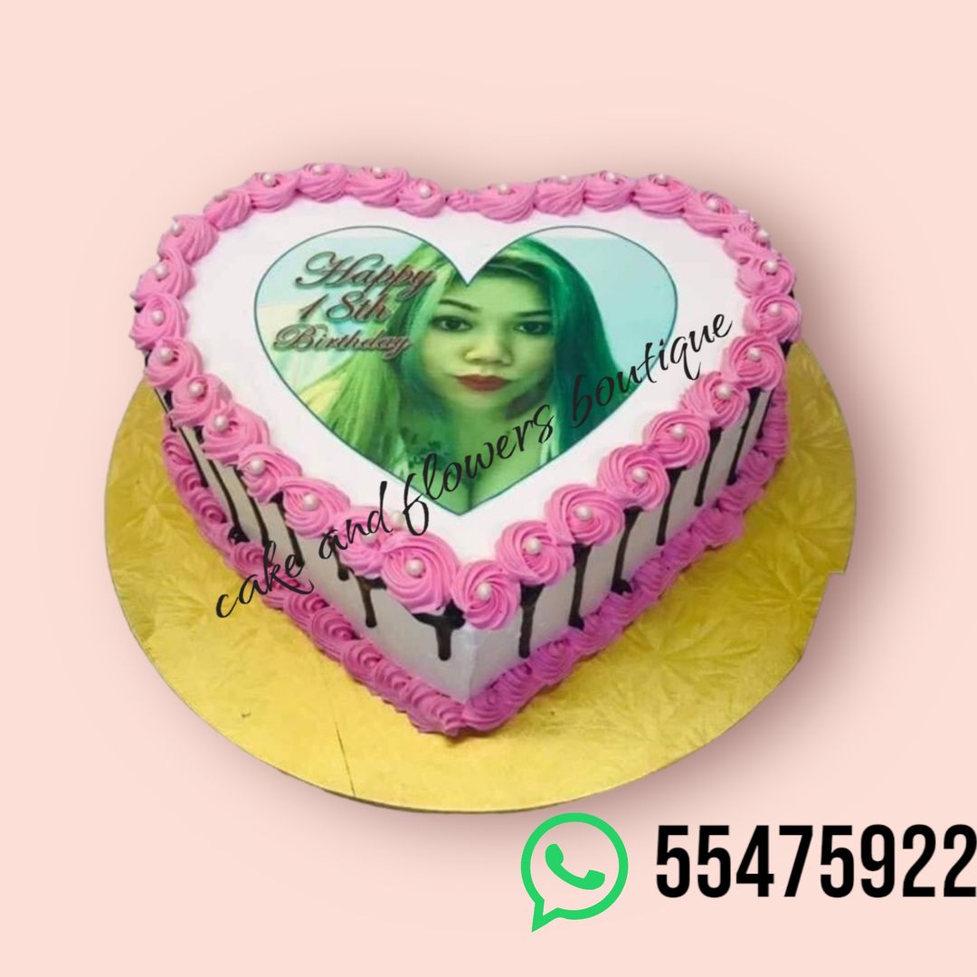 #pinkheart cake