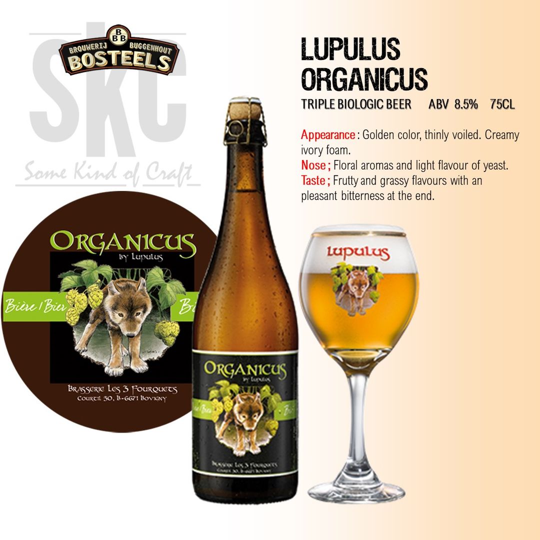 Lupulus Organicus 75cl 8.5% [1, 4 or 12 Btls]