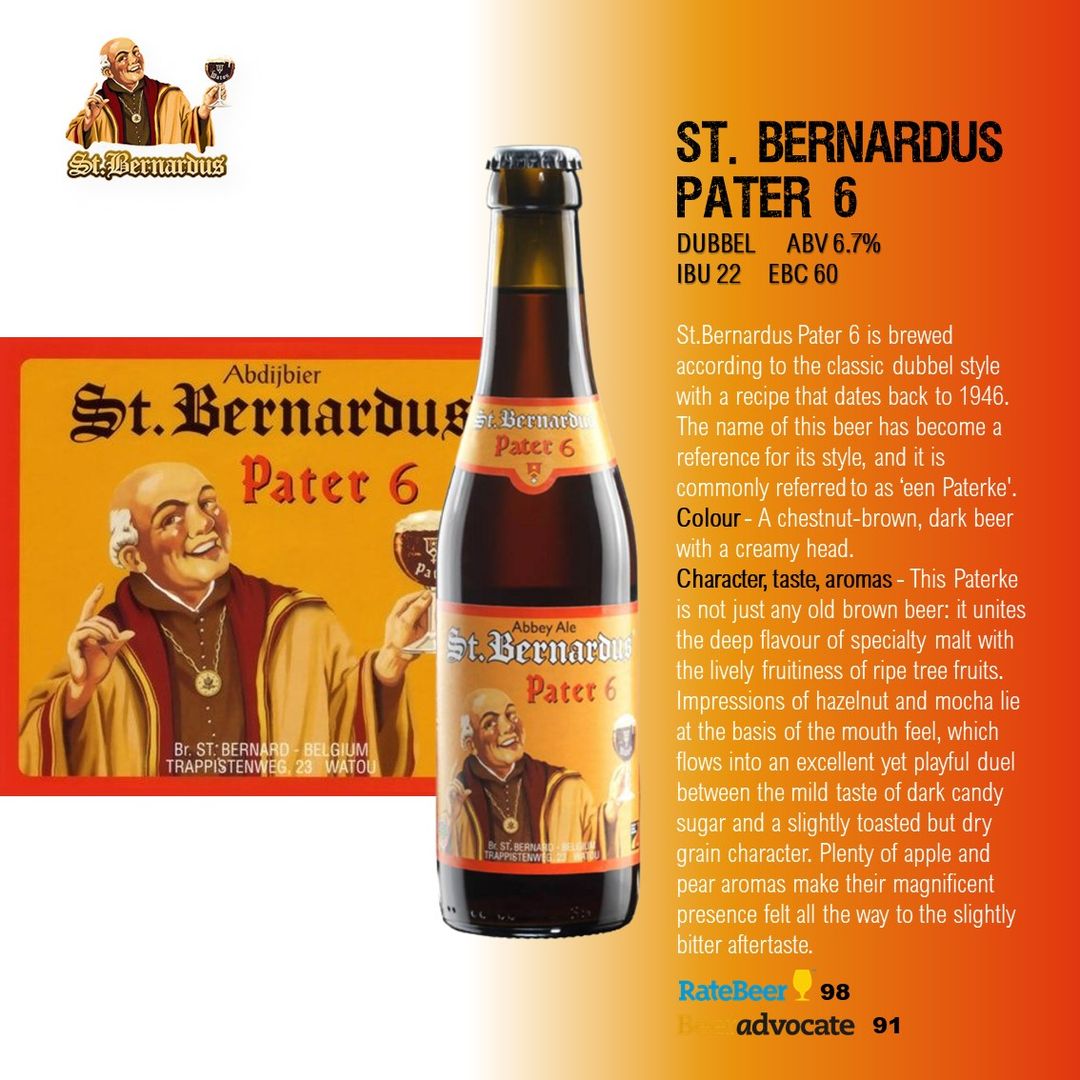 St Bernardus Pater 6.7% [1,  4 or 24 Btls]