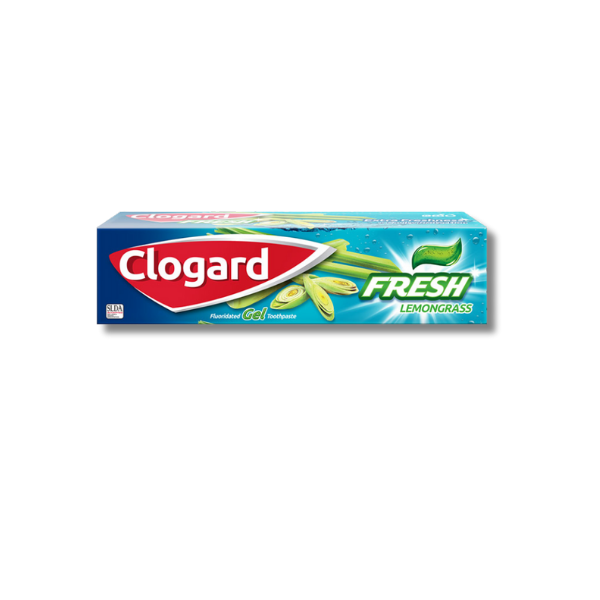 Clogard Toothpaste Fresh Lemongrass Gel 120g 