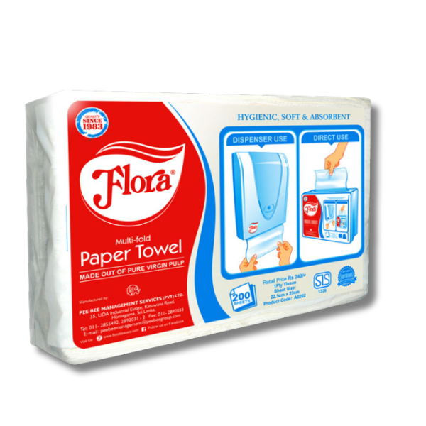 Flora Multi Fold 200 Towels