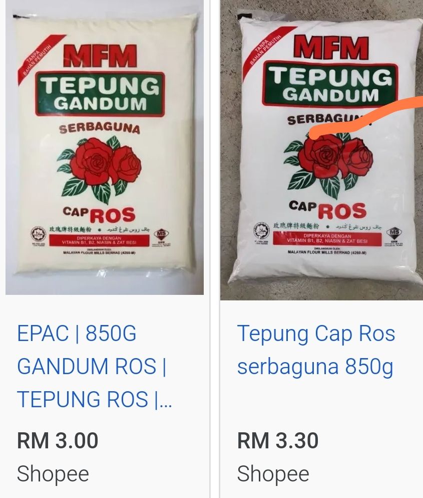 TEPUNG ROSE 850g