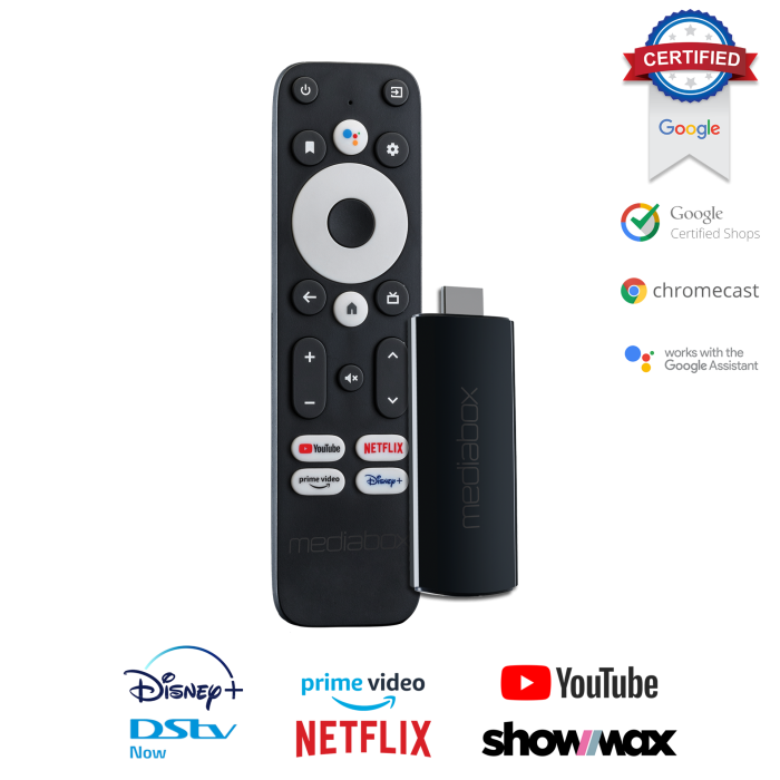 Mediabox NEO Android TV Stick with Netflix & Google