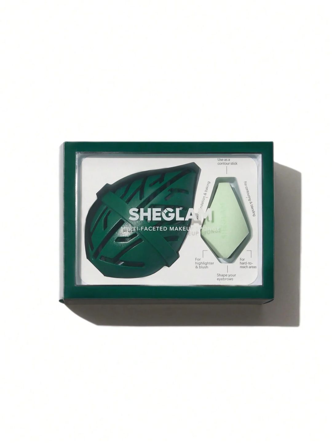 SHEGLAM Multi-Faceted Makeup Sponge Set - Green