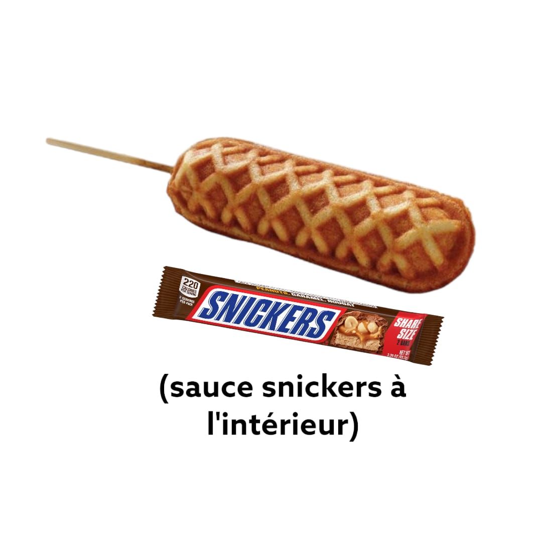 WAFFLE STICK SNICKERS