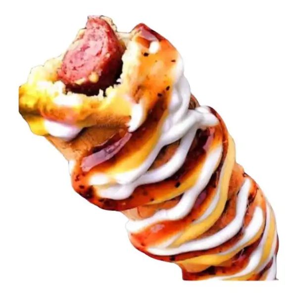 WAFFLE STICK HOT DOG