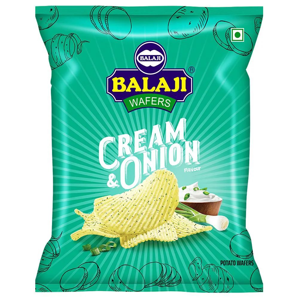 BALAJI WAFERS CREAM & ONION