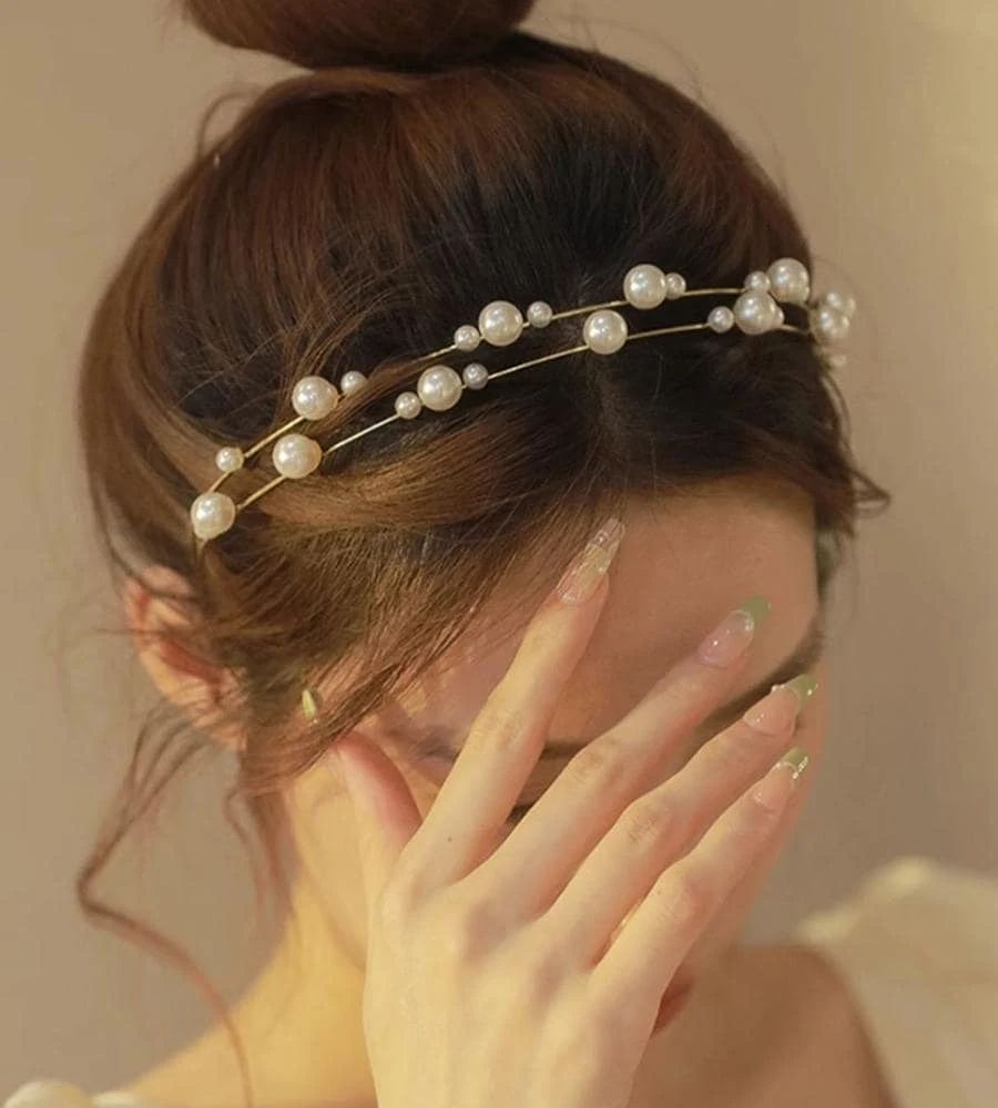 Pearls Headband