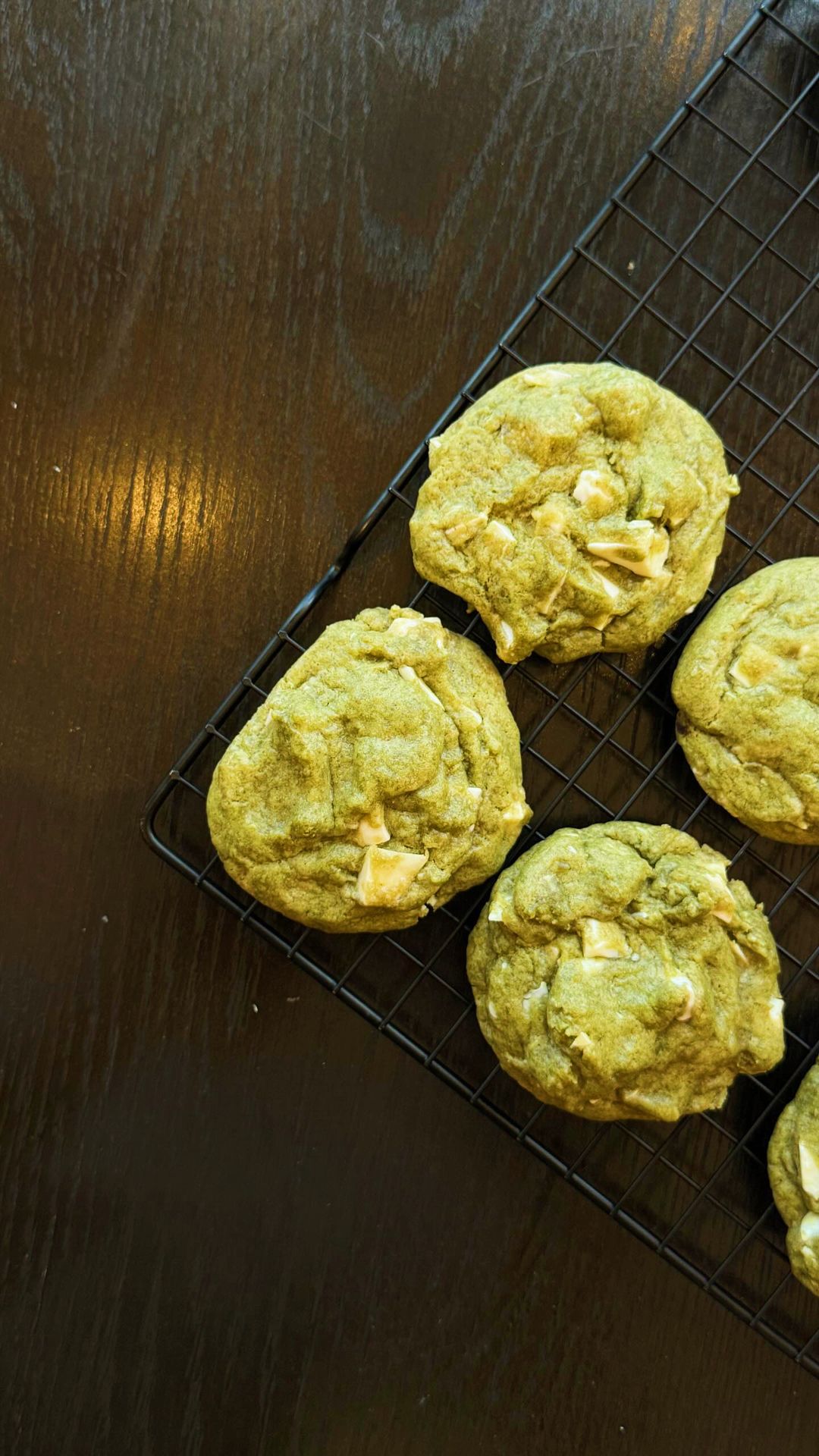 Matcha White Chunk Cookies