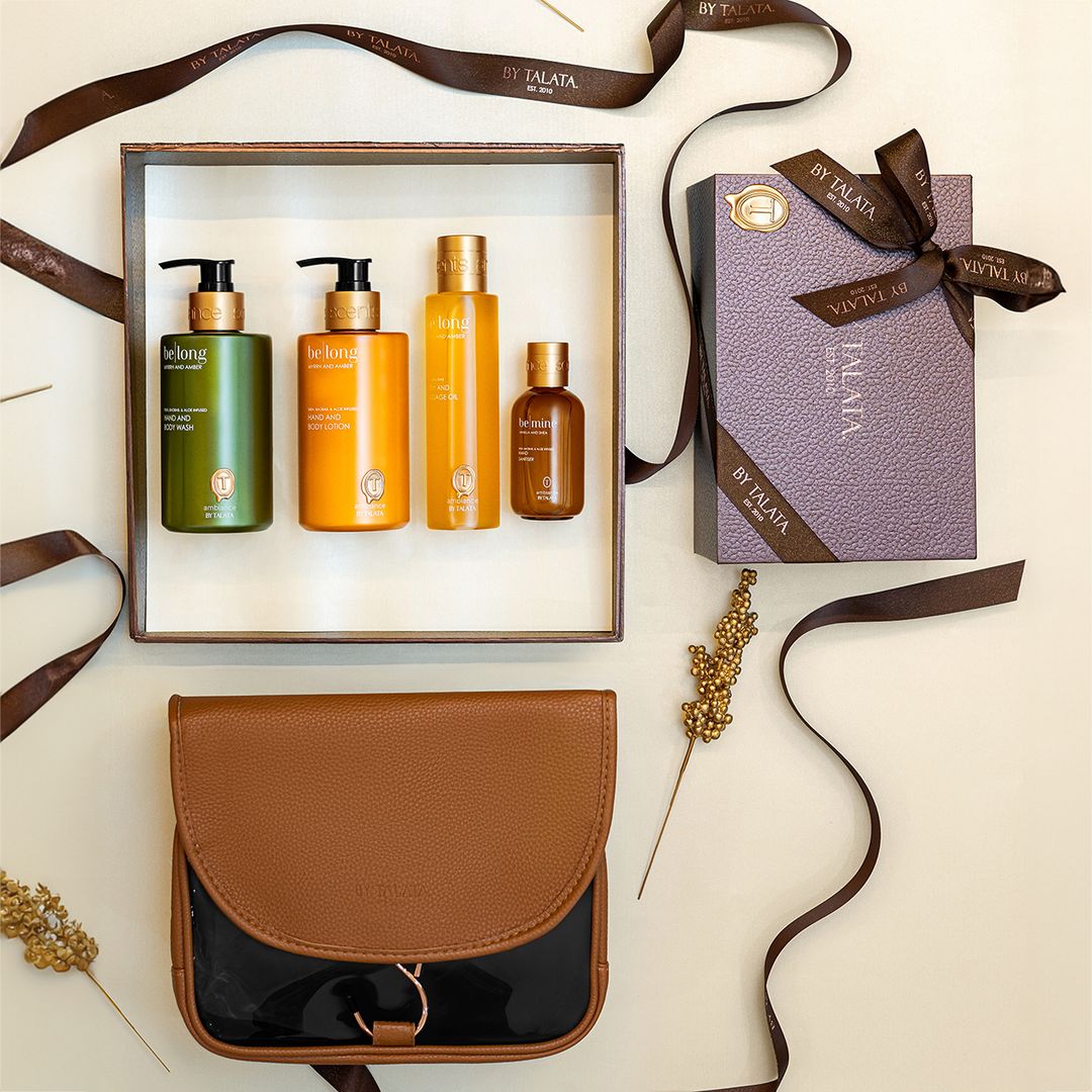 All Decked Out - NEW SIGNATURE - Body Care Gift Set + Leather Bag