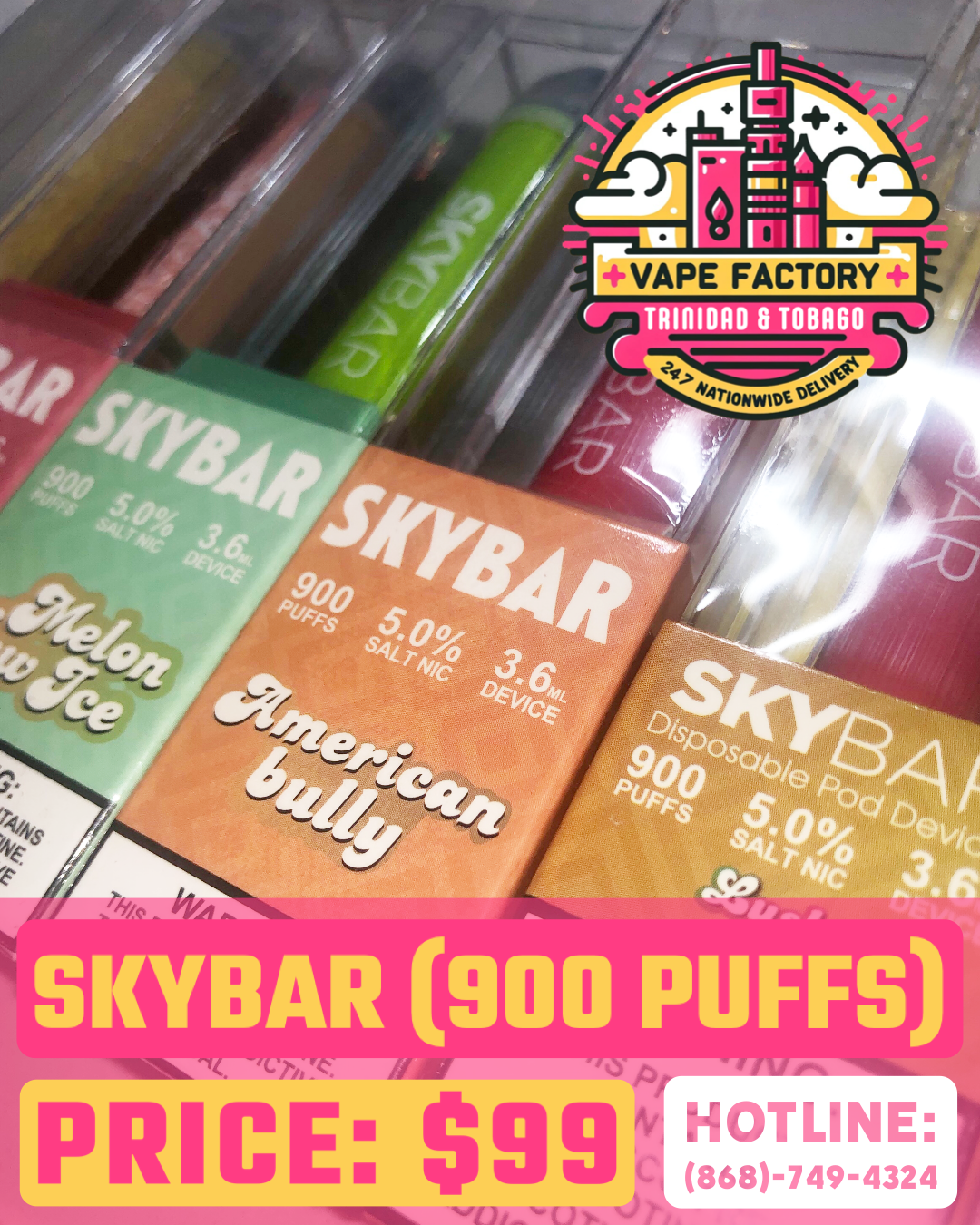 SKYBAR (900puffs)